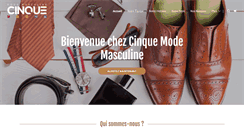 Desktop Screenshot of cinque.ca